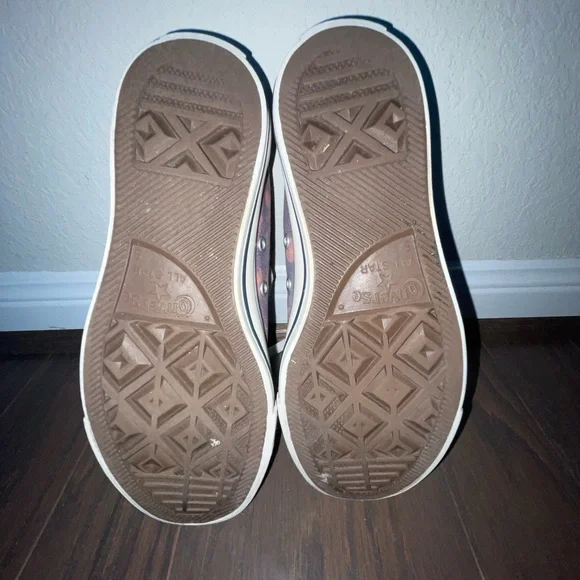 Converse Purple and White Chuck Taylor Sneakers - Picture 5 of 5